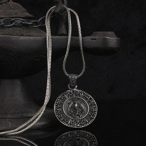 Anka Kuşu Model 925 Ayar Gümüş Erkek Kolye