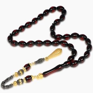 Sürmeli Model Ateş Kehribar Tesbih