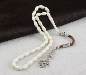 Kamçılı Arpa Kesim Deve Kemiği Tesbih