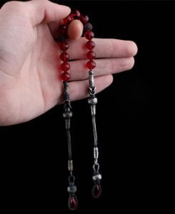 Zaza Model Sıkma Kehribar Tesbih