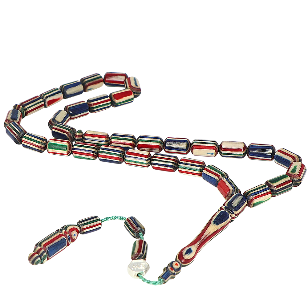 Sistemli Püsküllü Kafur Ağacı Tesbih