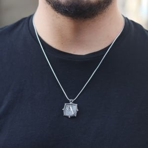 Balta Model 925 Ayar Erkek Gümüş Kolye