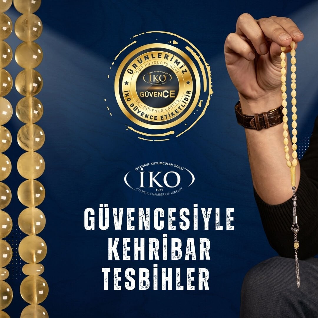 Kehribar Tesbih: Gerçeklik ve Güvence | Tesbihevim.com İKO ve GLT Sertifikalı