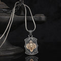 Aslan Simgeli 925 Ayar Gümüş Erkek Kolye