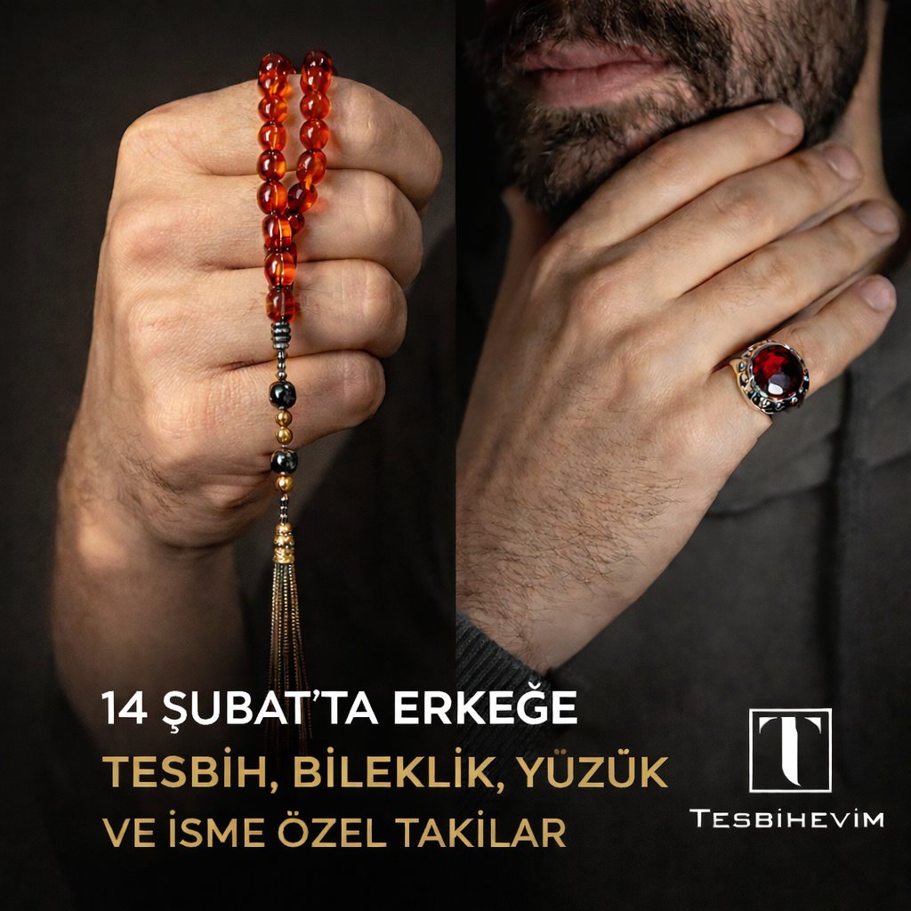 14 Şubat’ta Erkeğe Ne Alınır? Tesbih, Bileklik, Yüzük ve İsme Özel Gümüş Takı Rehberi