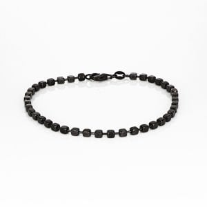 925 Ayar Gümüş Rodyum Kaplama İtalyan Zincir Bileklik