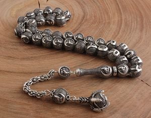 925 Ayar Gümüş İsim Yazılı Özel Tasarım Tesbih