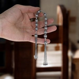 925 Ayar Zaza Model  Gümüş Tesbih