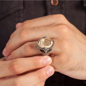 Hiç Yazılı Kılıç Model 925 Ayar Gümüş Erkek Yüzük