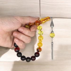 Renk Süzmesi Maskot Boy Doğal Damla Kehribar Efe Tesbih