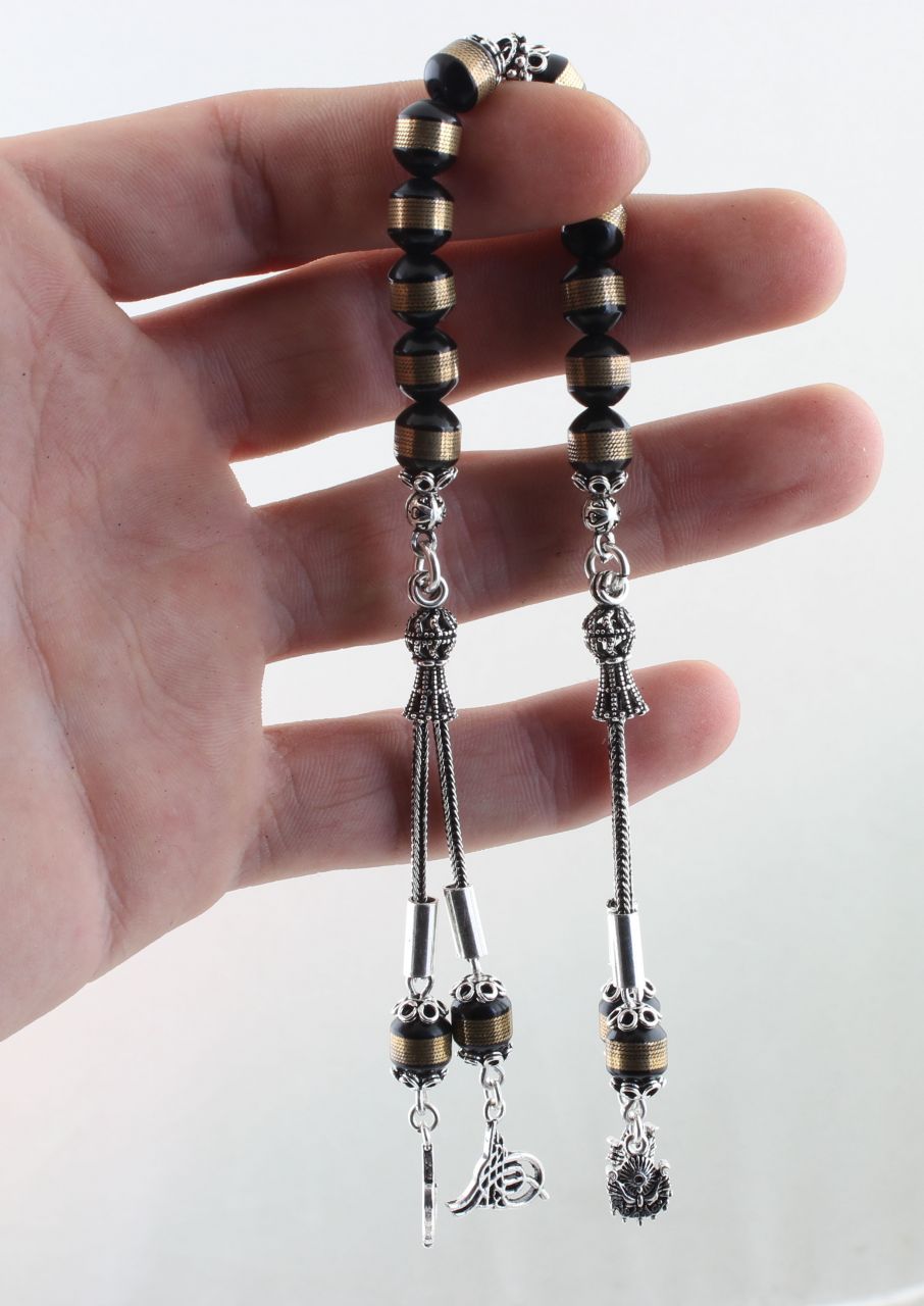 Gümüş Püsküllü Kuka Zaza Tesbih