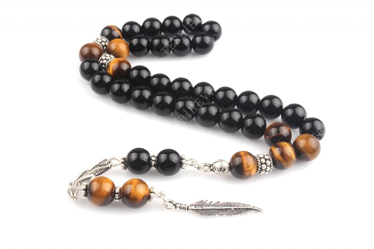 Oniks Ve Kaplangözü Taşı Tesbih