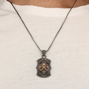 Maça Model 925 Ayar Gümüş Erkek Kolye