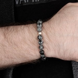 Obsidyen Doğaltaş Bileklik
