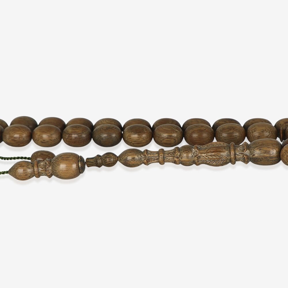 Selamet Şeker Usta Yapımı Oyma İmame El Yapımı Pelesenk Ağacı Tesbih