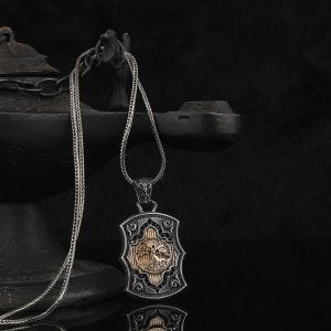 Hayat Ağacı 925 Ayar Gümüş Erkek Kolye