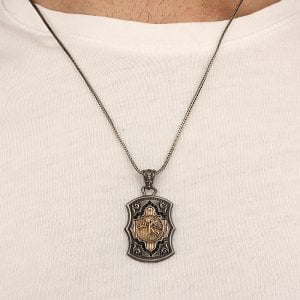 Hayat Ağacı 925 Ayar Gümüş Erkek Kolye