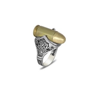 Kurşun Model 925 Ayar Gümüş Yüzük