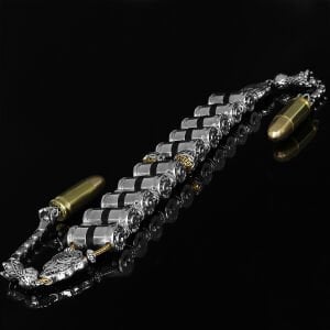 Gerçek Kurşun Detaylı Zaza Tesbih