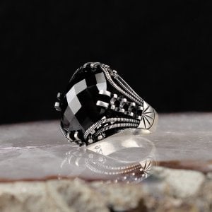 Zirkon Taşlı 925 Ayar Gümüş Yüzük