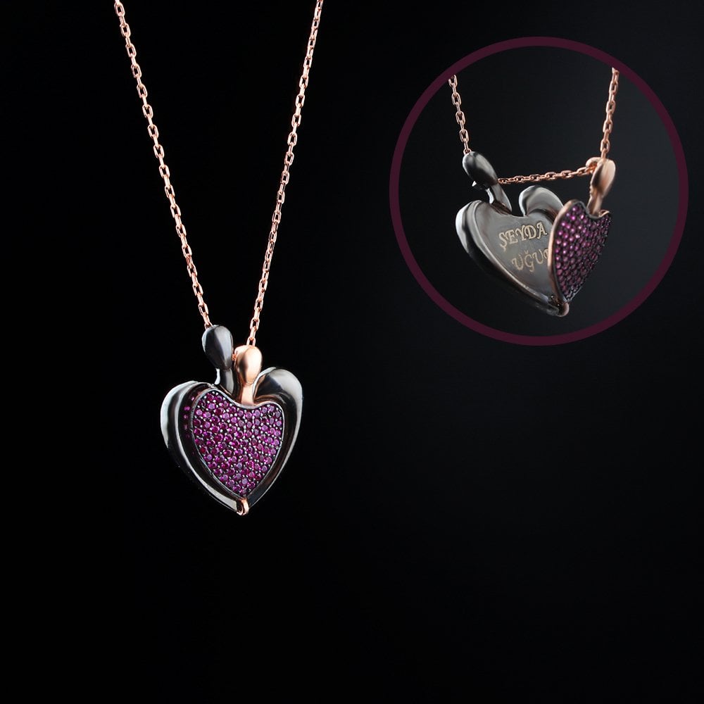 İsim Yazılı Bayan Gümüş Kolye