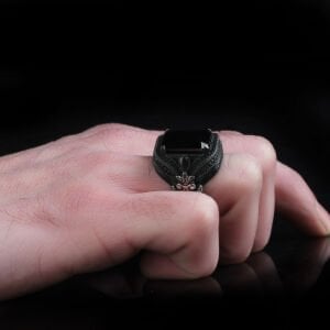 Zirkon Taşlı 925 Ayar Erkek Gümüş Yüzük
