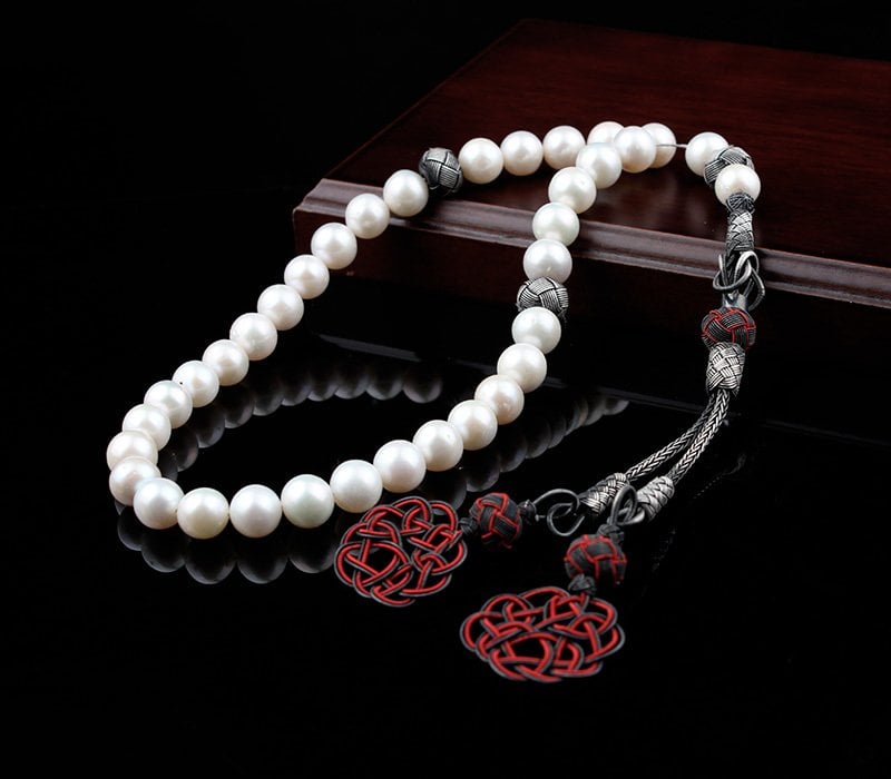 Kazaz Püsküllü Doğal İnci Tesbih