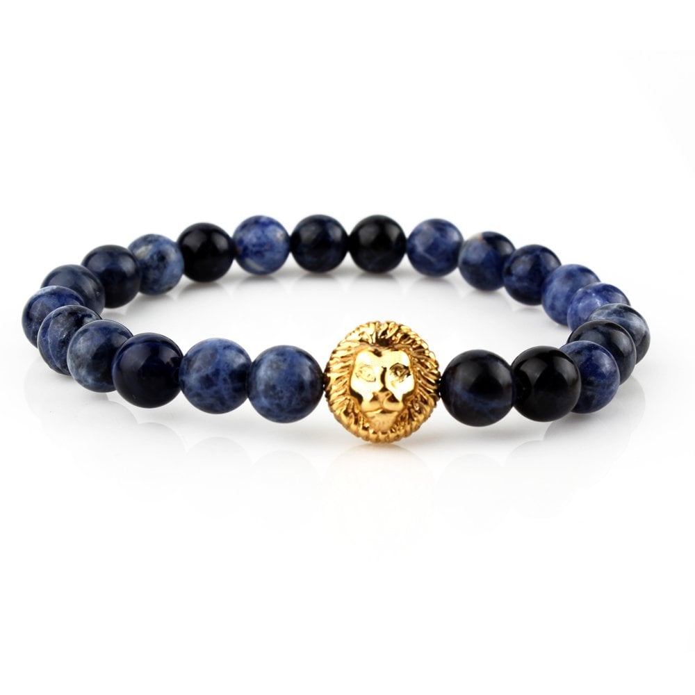 Sodalit Taşlı Doğaltaş Bileklik