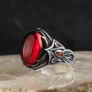 Zirkon Taşlı 925 Ayar Erkek Gümüş Yüzük