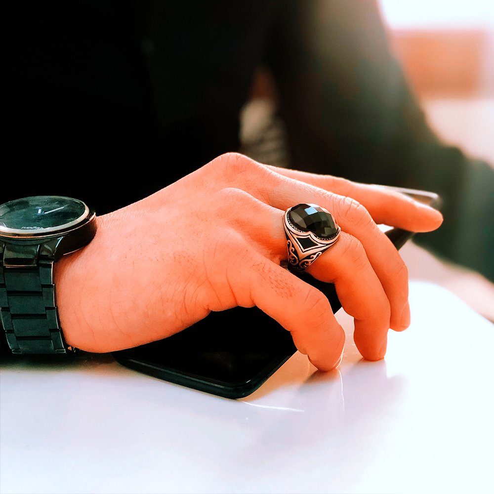 Zirkon Taşlı 925 Ayar Gümüş Yüzük