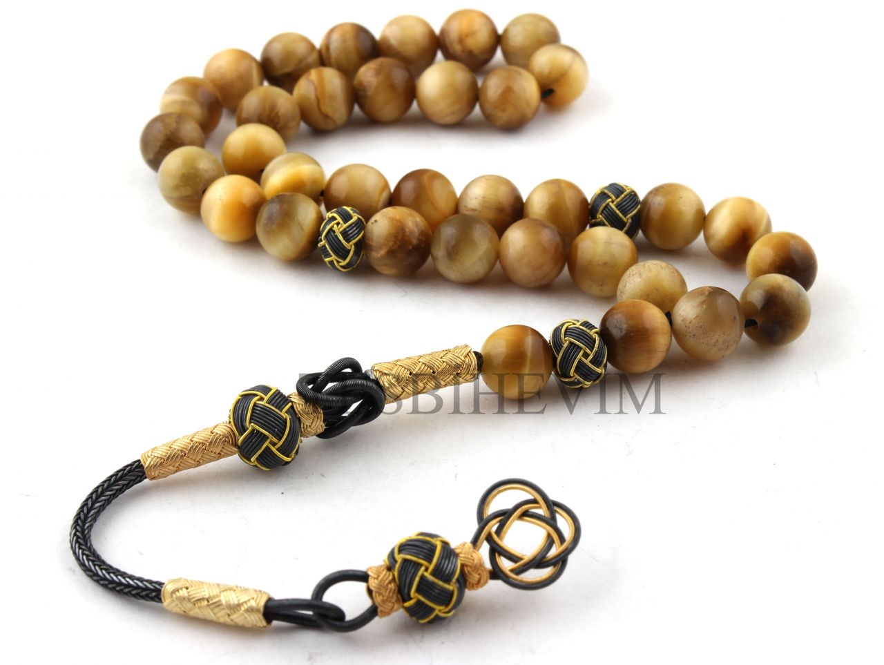 Gümüş Kazaz Püsküllü Kaplangözü Tesbih