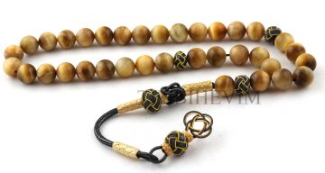 Gümüş Kazaz Püsküllü Kaplangözü Tesbih