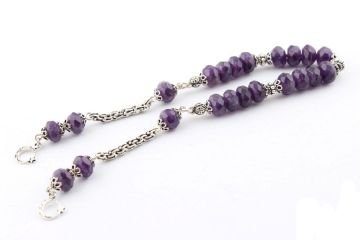 Ametist Faset Kesme Model Zaza Tesbih