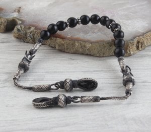 Gürcistan Oltu Taşlı Kazaz Püsküllü Zaza Tesbih