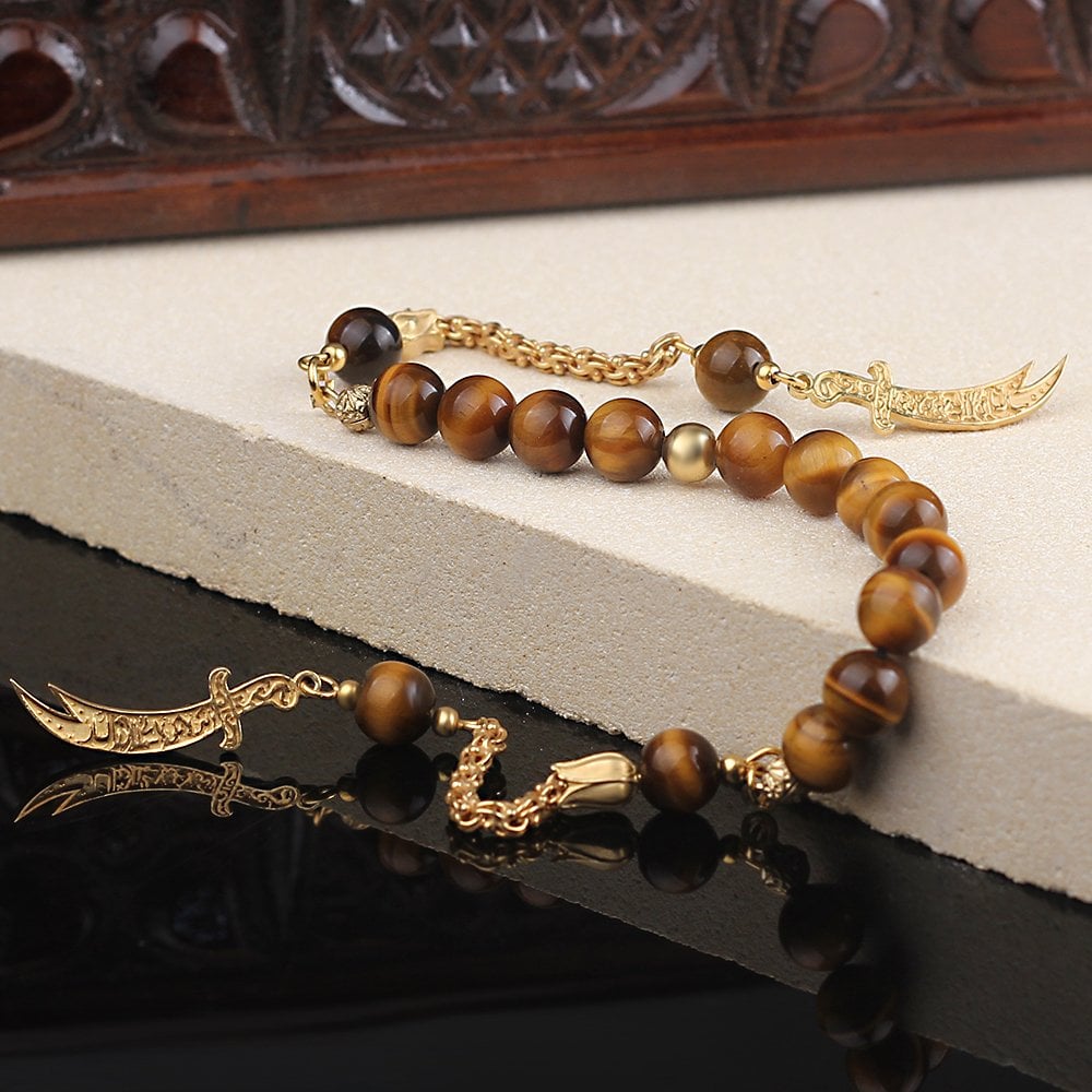 Zülfikar Kılıçlı Gümüş Püsküllü Kaplangözü Zaza Tesbih